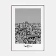 Valencia Portrait B&W No 1 Poster