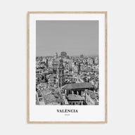 Valencia Portrait B&W No 1 Poster