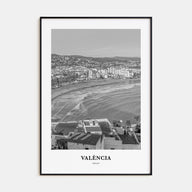 Valencia Portrait B&W No 2 Poster