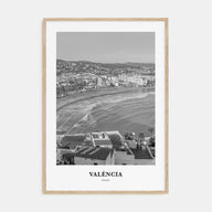 Valencia Portrait B&W No 2 Poster