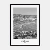 Valencia Portrait B&W No 2 Poster