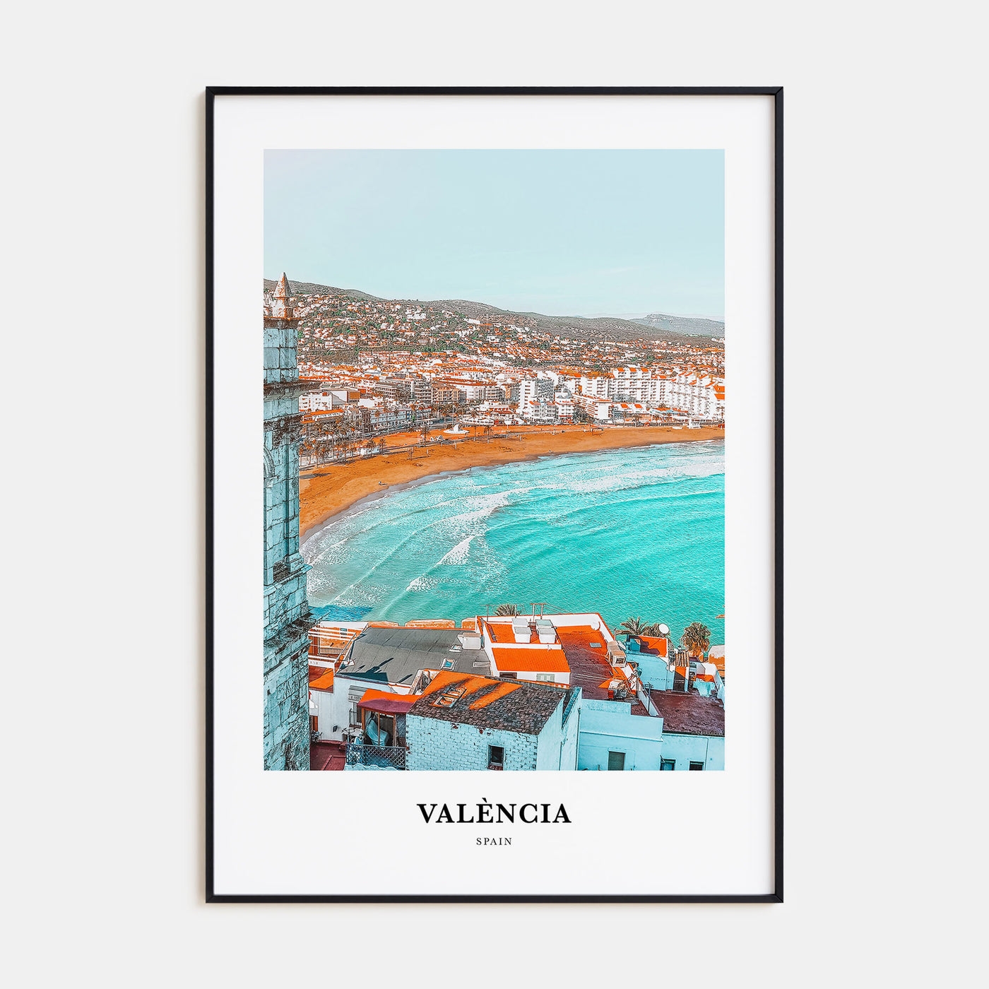 Valencia Portrait Color No 2 Poster