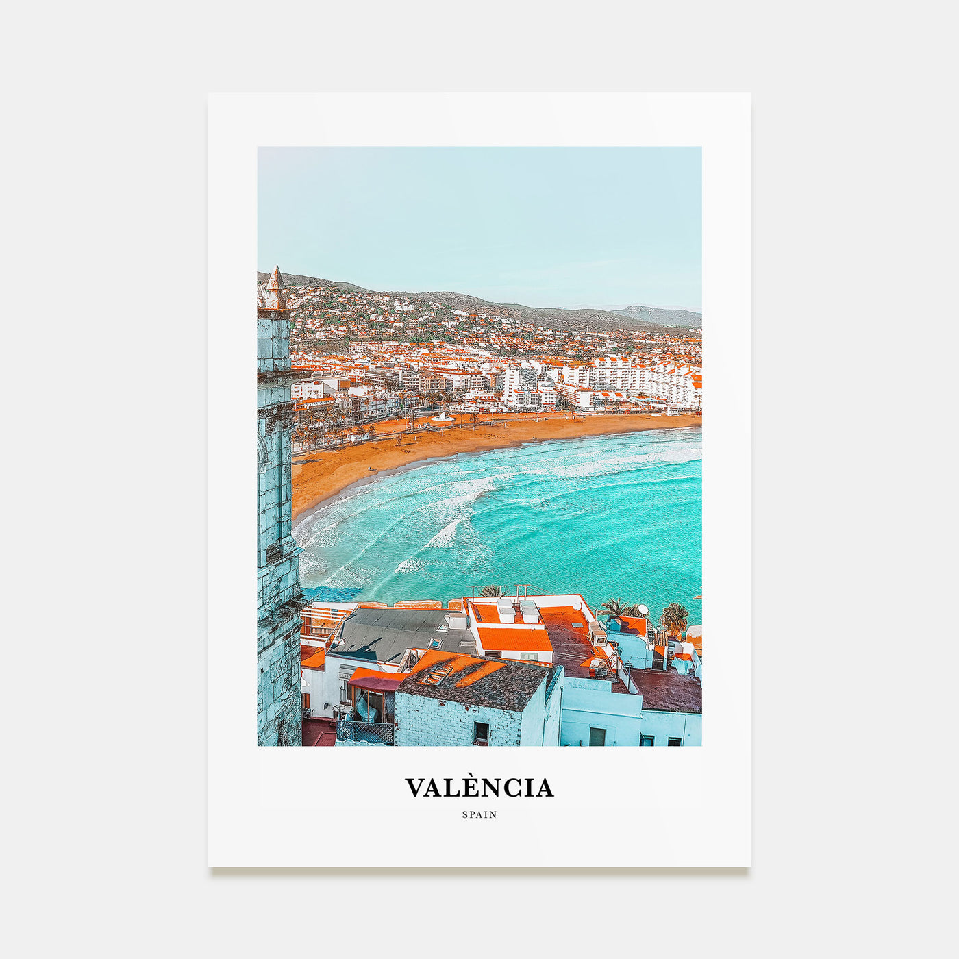 Valencia Portrait Color No 2 Poster