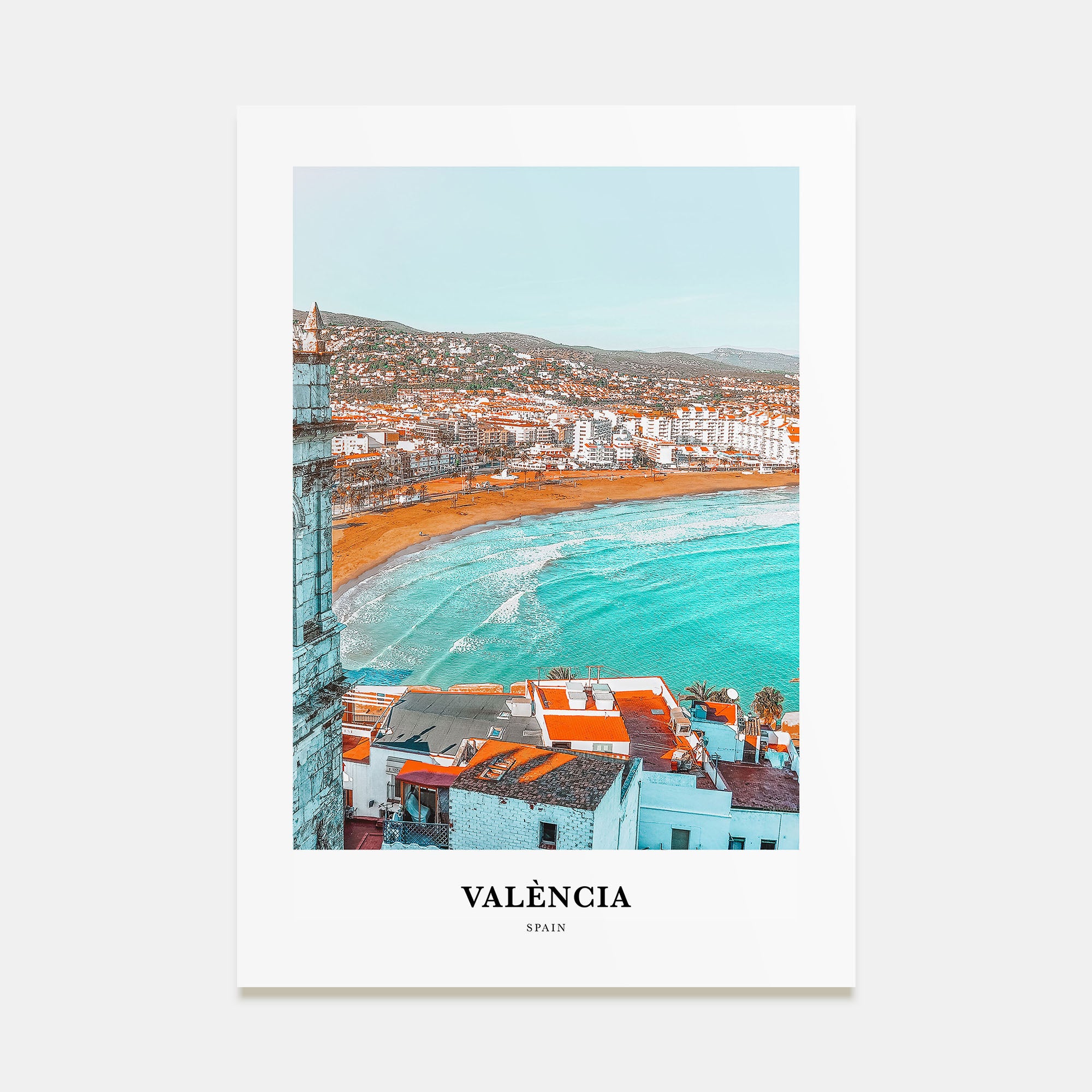 Valencia Portrait Color No 2 Poster