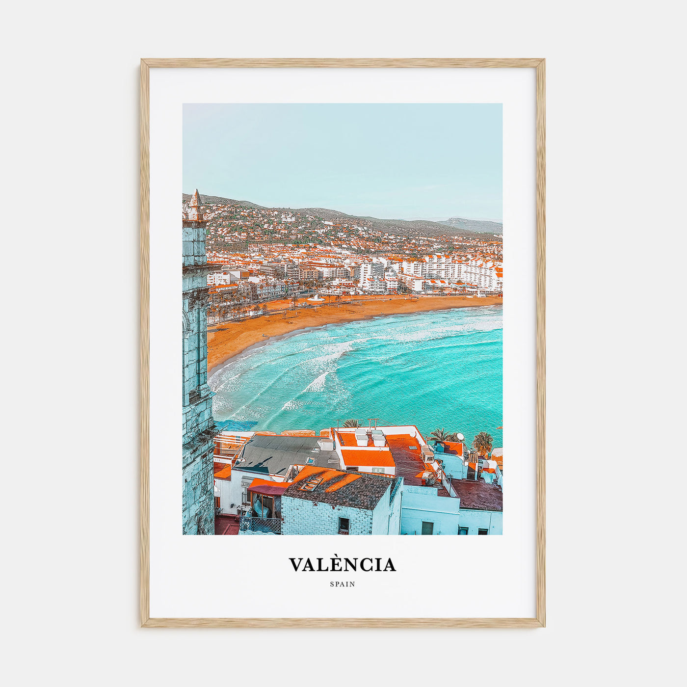 Valencia Portrait Color No 2 Poster
