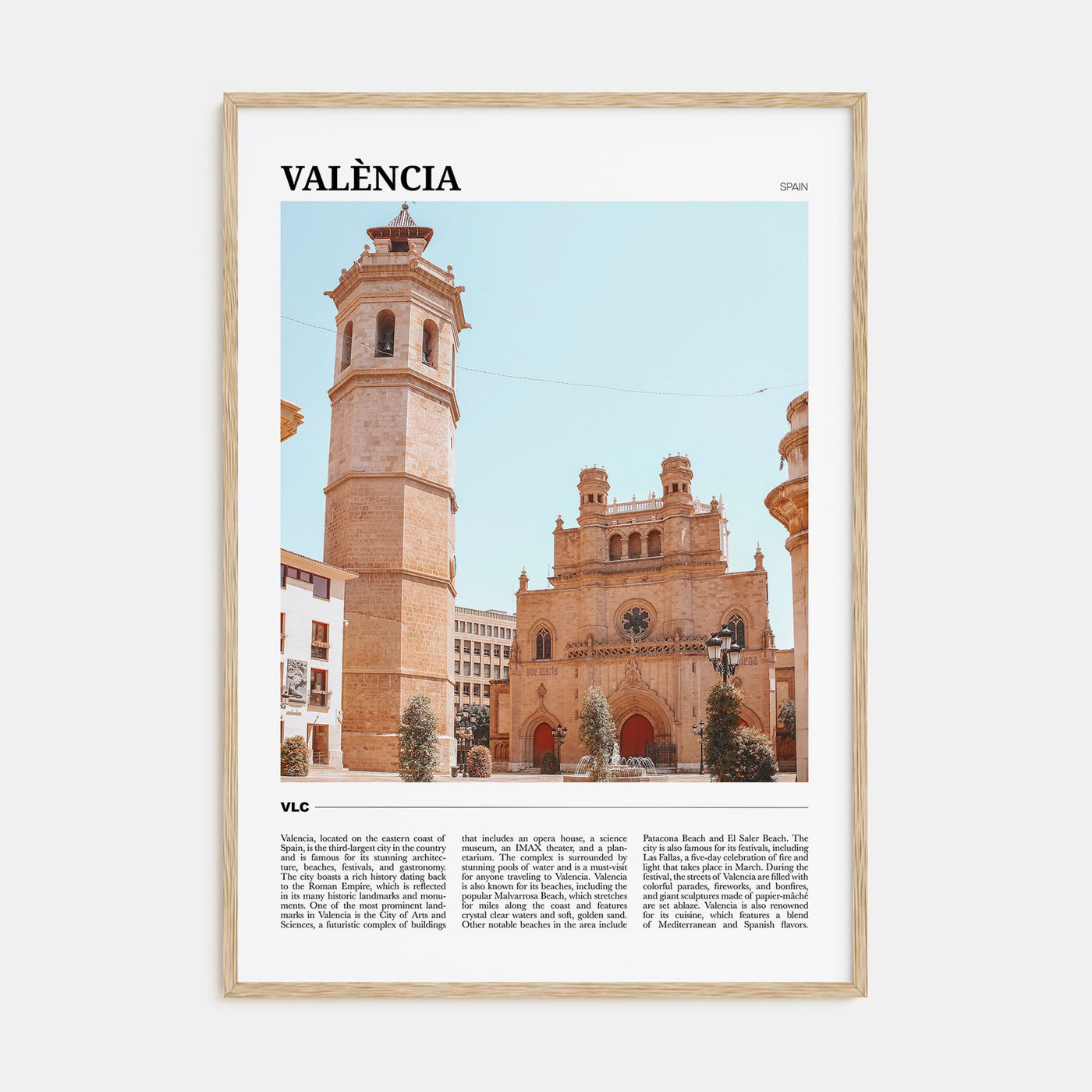 Valencia Travel Color No 1 Poster