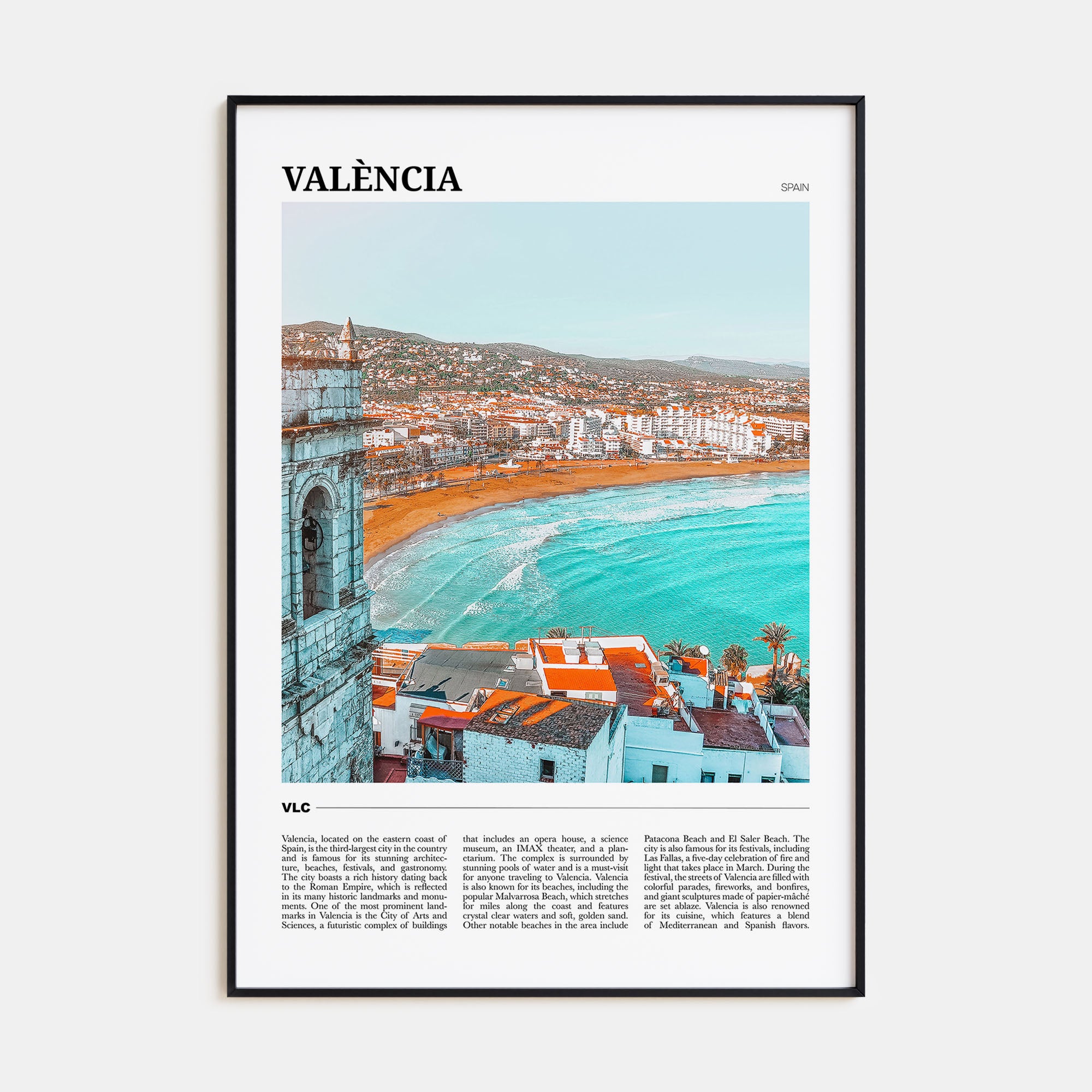 Valencia Travel Color No 2 Poster