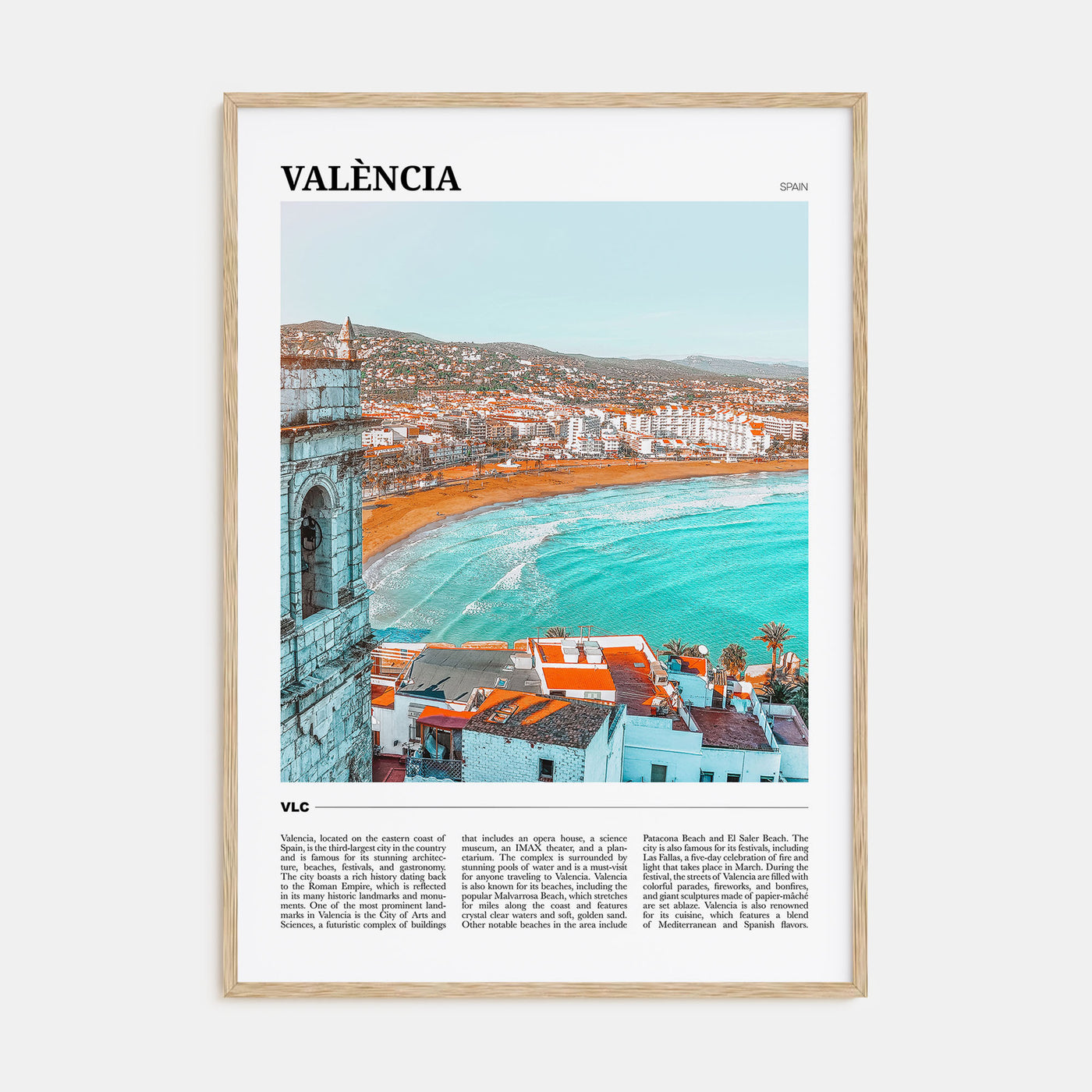 Valencia Travel Color No 2 Poster