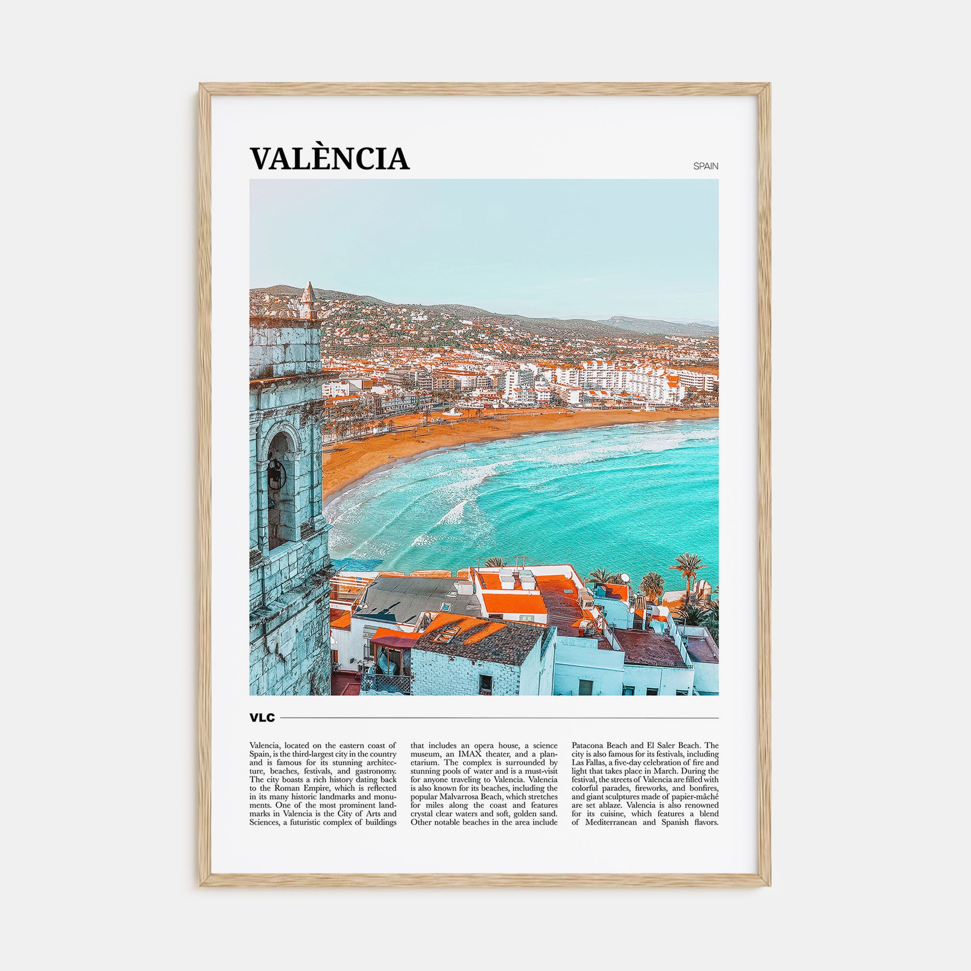 Valencia Travel Color No 2 Poster