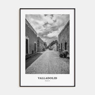 Valladolid, Mexico Portrait B&W Poster