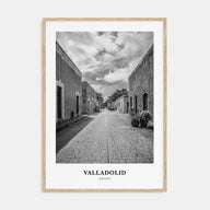 Valladolid, Mexico Portrait B&W Poster