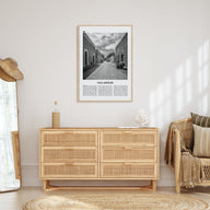 Valladolid, Mexico Travel B&W Poster