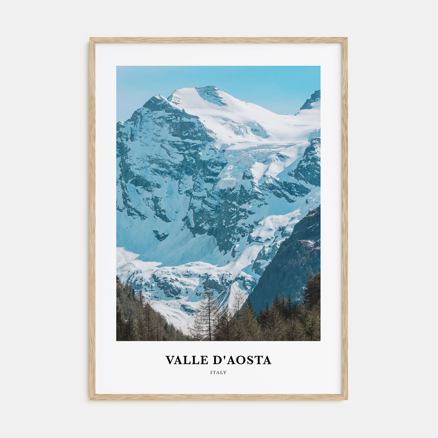 Valle d'Aosta Portrait Color Poster