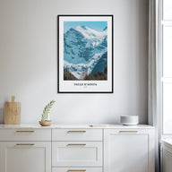 Valle d'Aosta Portrait Color Poster