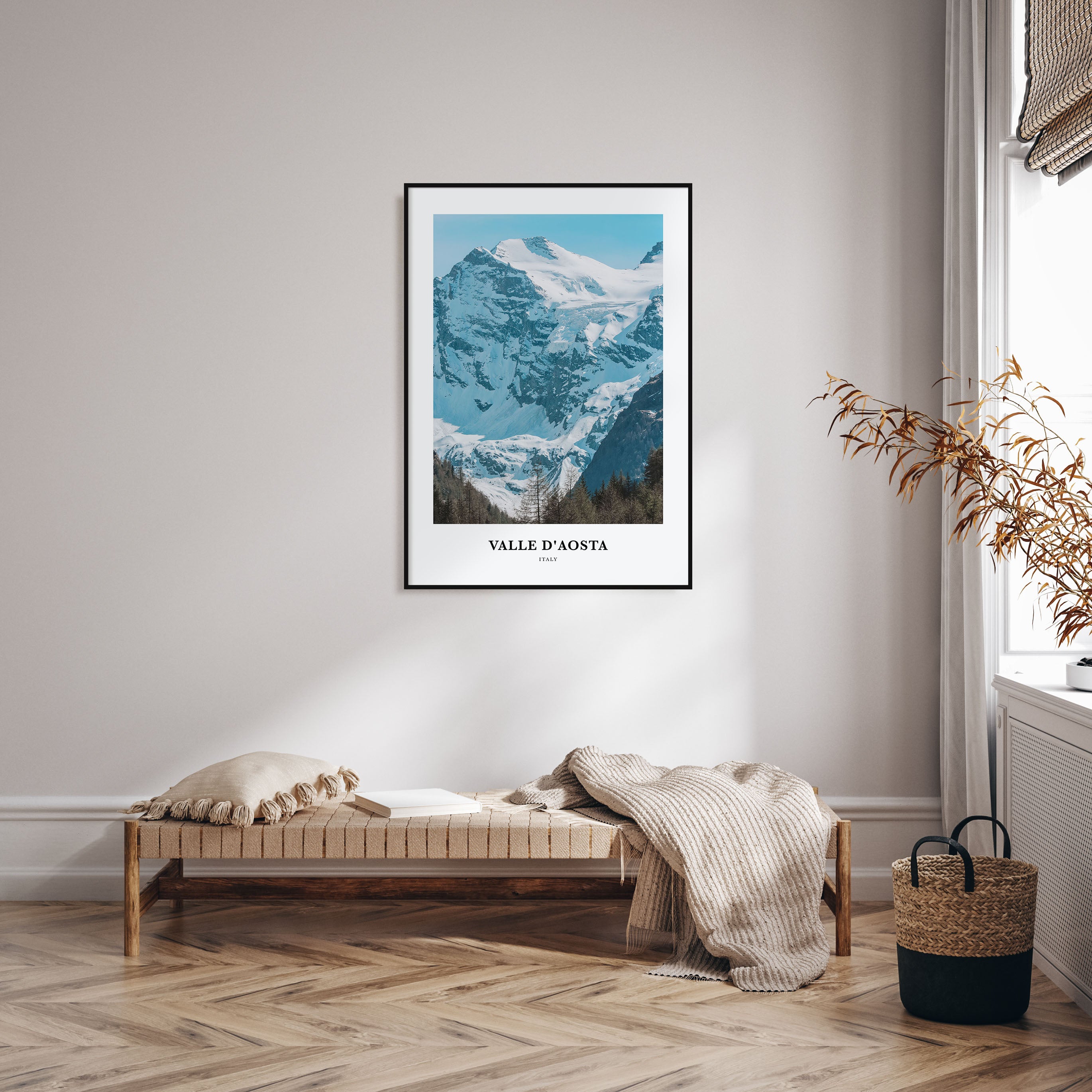 Valle d'Aosta Portrait Color Poster