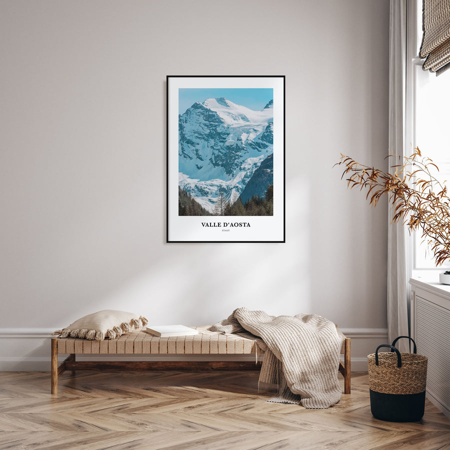 Valle d'Aosta Portrait Color Poster