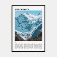 Valle d'Aosta Travel Color Poster