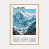 Valle d'Aosta Travel Color Poster