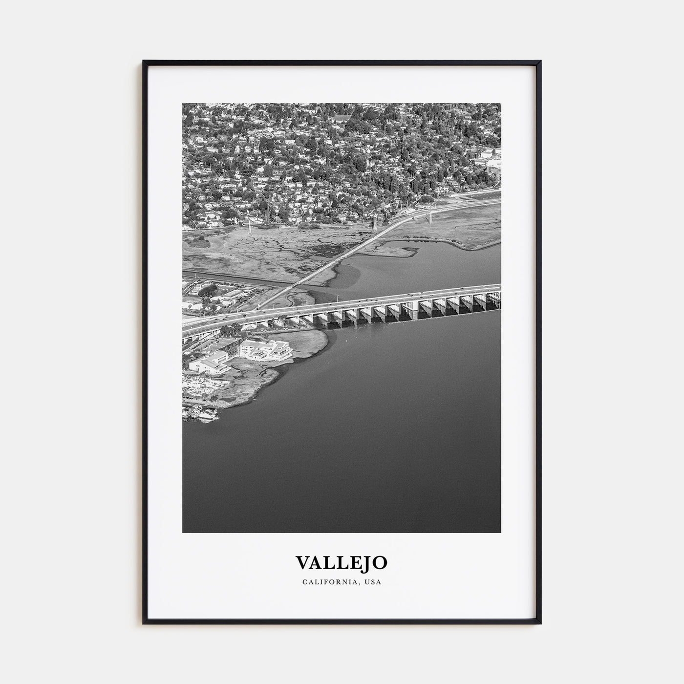 Vallejo Portrait B&W Poster