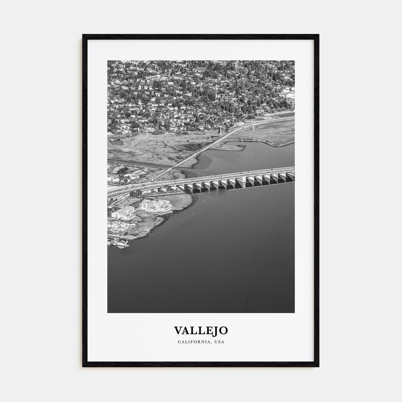 Vallejo Portrait B&W Poster