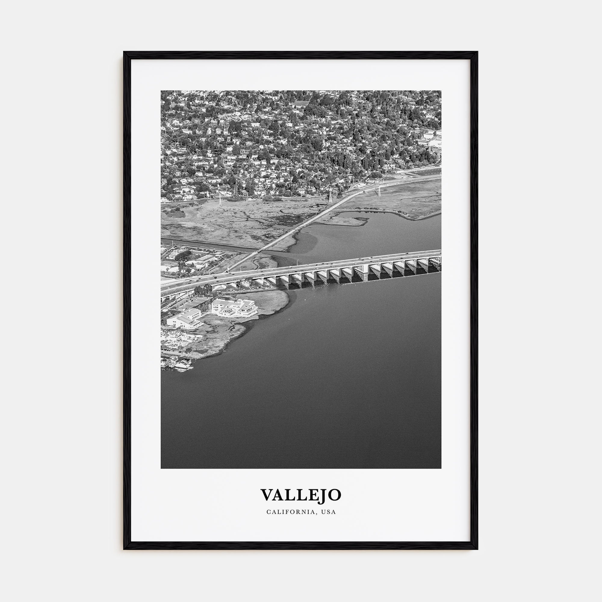 Vallejo Portrait B&W Poster