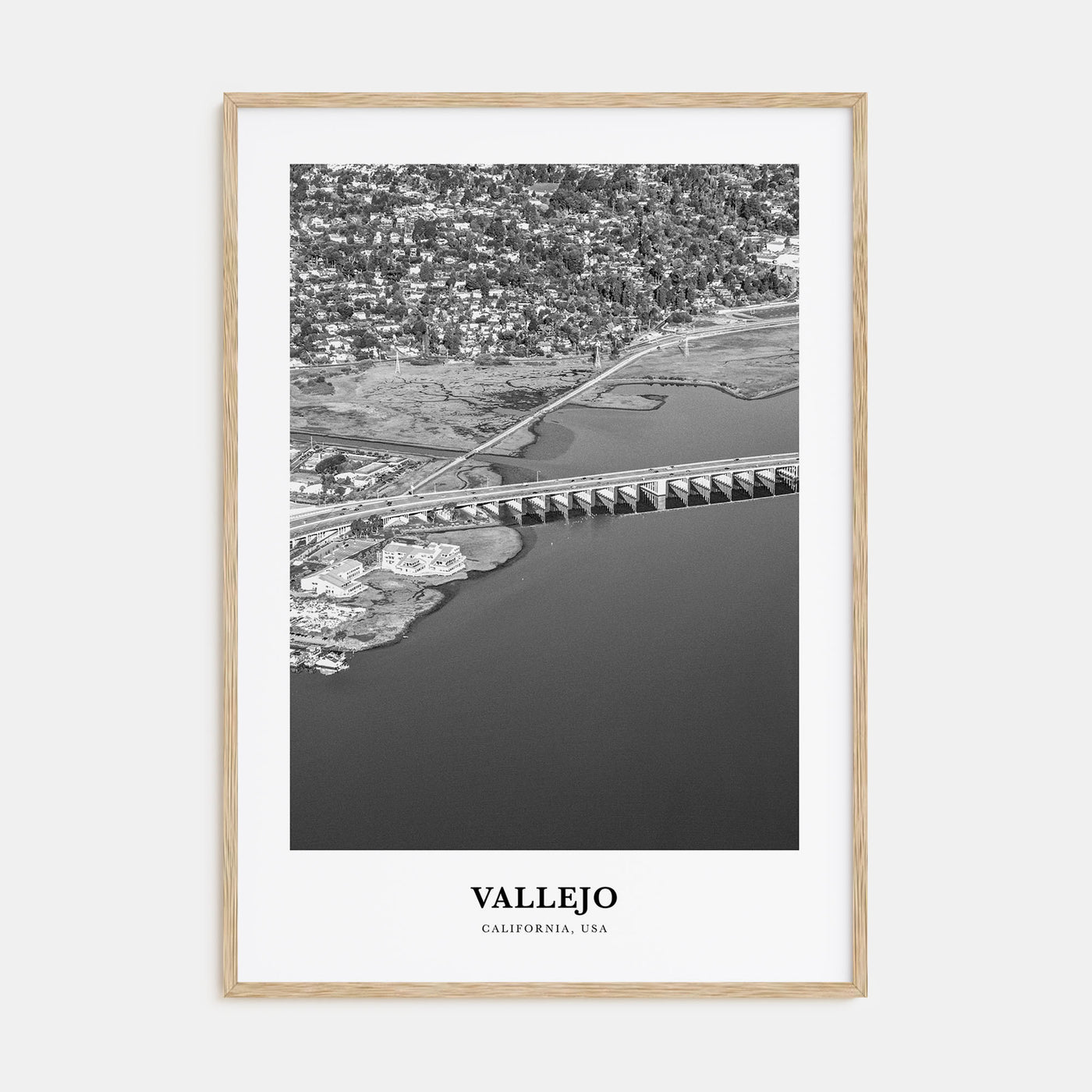 Vallejo Portrait B&W Poster