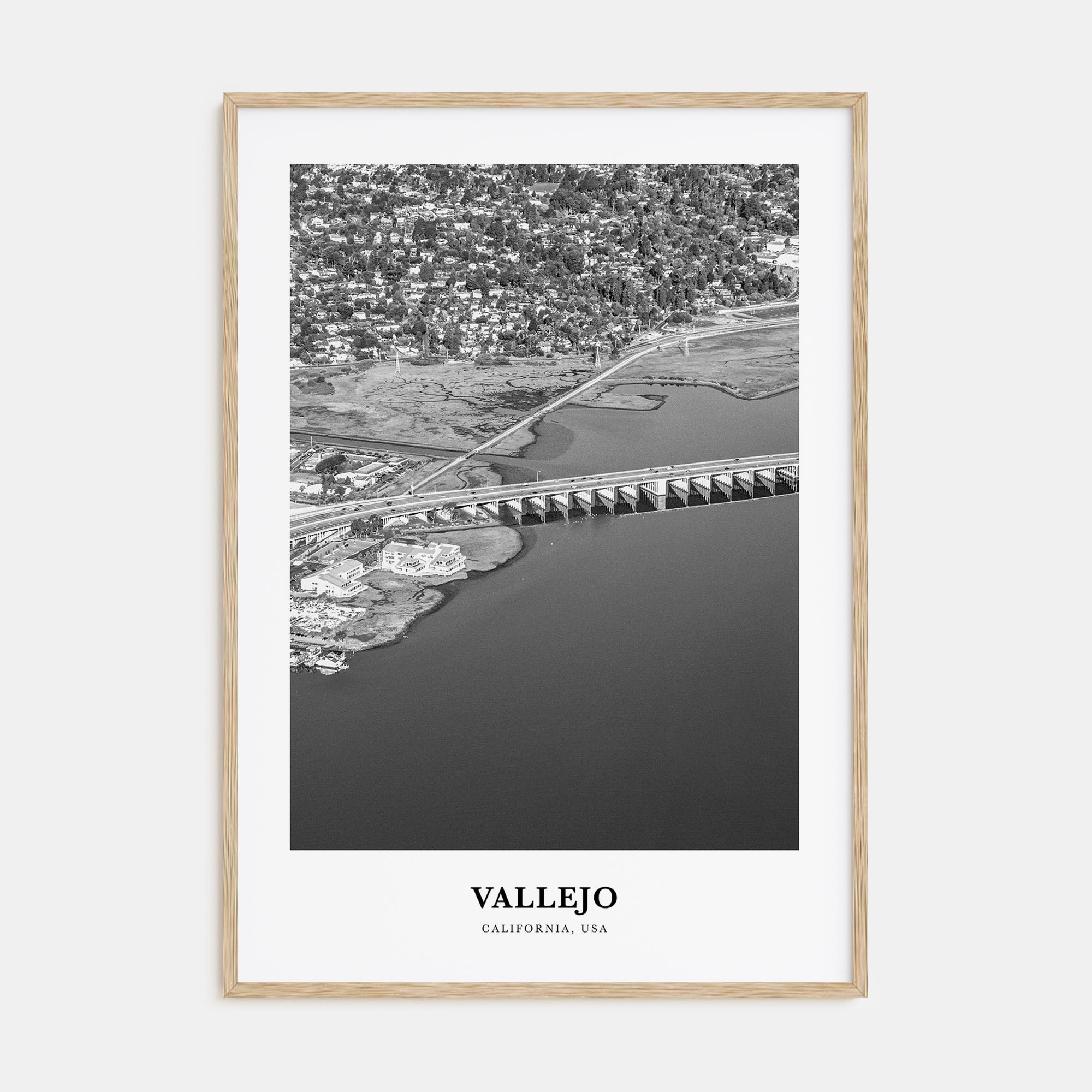 Vallejo Portrait B&W Poster