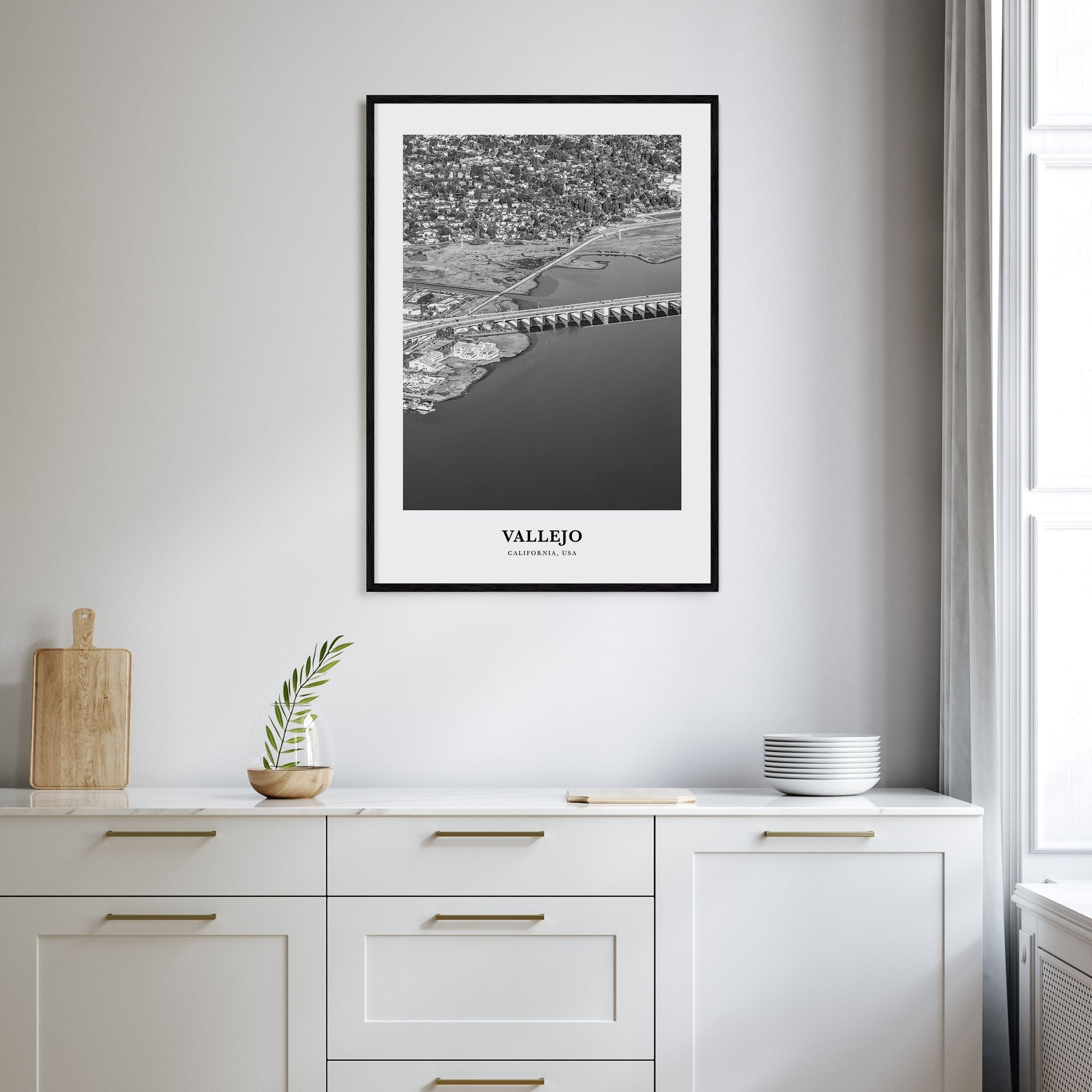 Vallejo Portrait B&W Poster