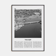 Vallejo Travel B&W Poster