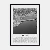 Vallejo Travel B&W Poster