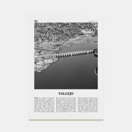 Vallejo Travel B&W Poster
