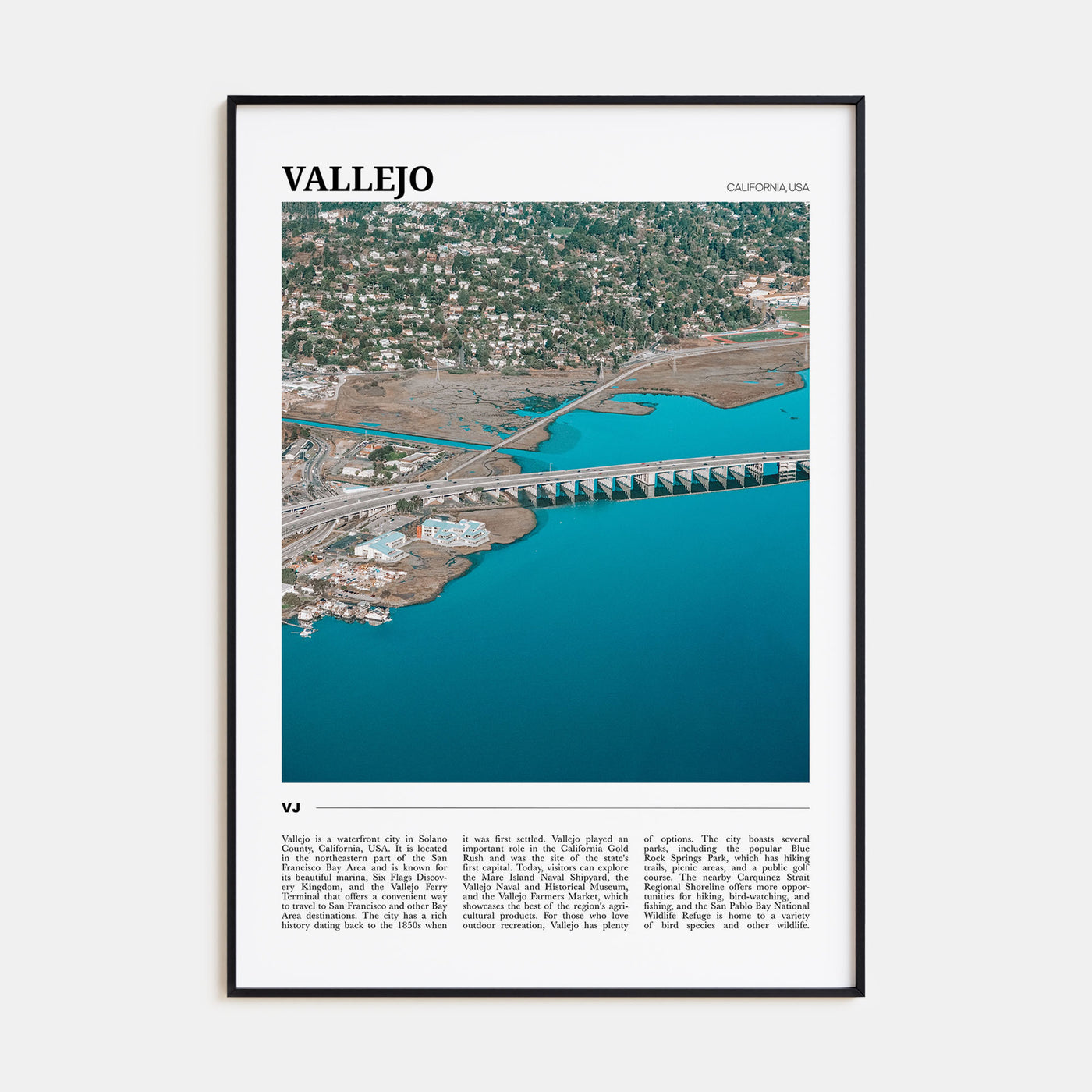 Vallejo Travel Color Poster