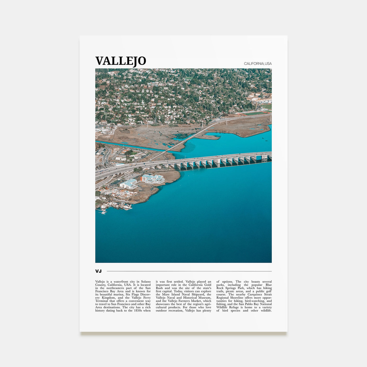 Vallejo Travel Color Poster
