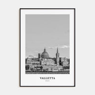 Valletta Portrait B&W Poster