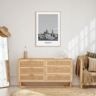 Valletta Portrait B&W Poster