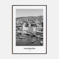 Valparaíso Portrait B&W Poster
