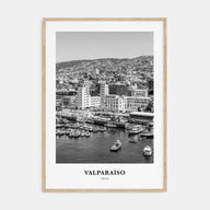 Valparaíso Portrait B&W Poster