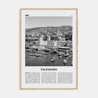 Valparaíso Travel B&W Poster