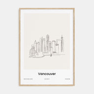 Vancouver, Canada Drawn Poster