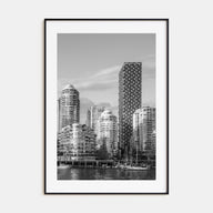 Vancouver, Canada Photo B&W No 1 Poster