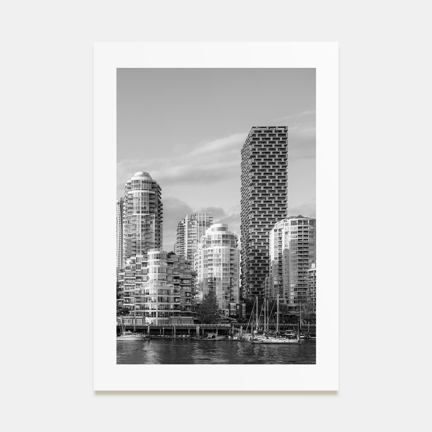 Vancouver, Canada Photo B&W No 1 Poster