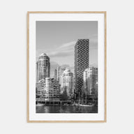 Vancouver, Canada Photo B&W No 1 Poster