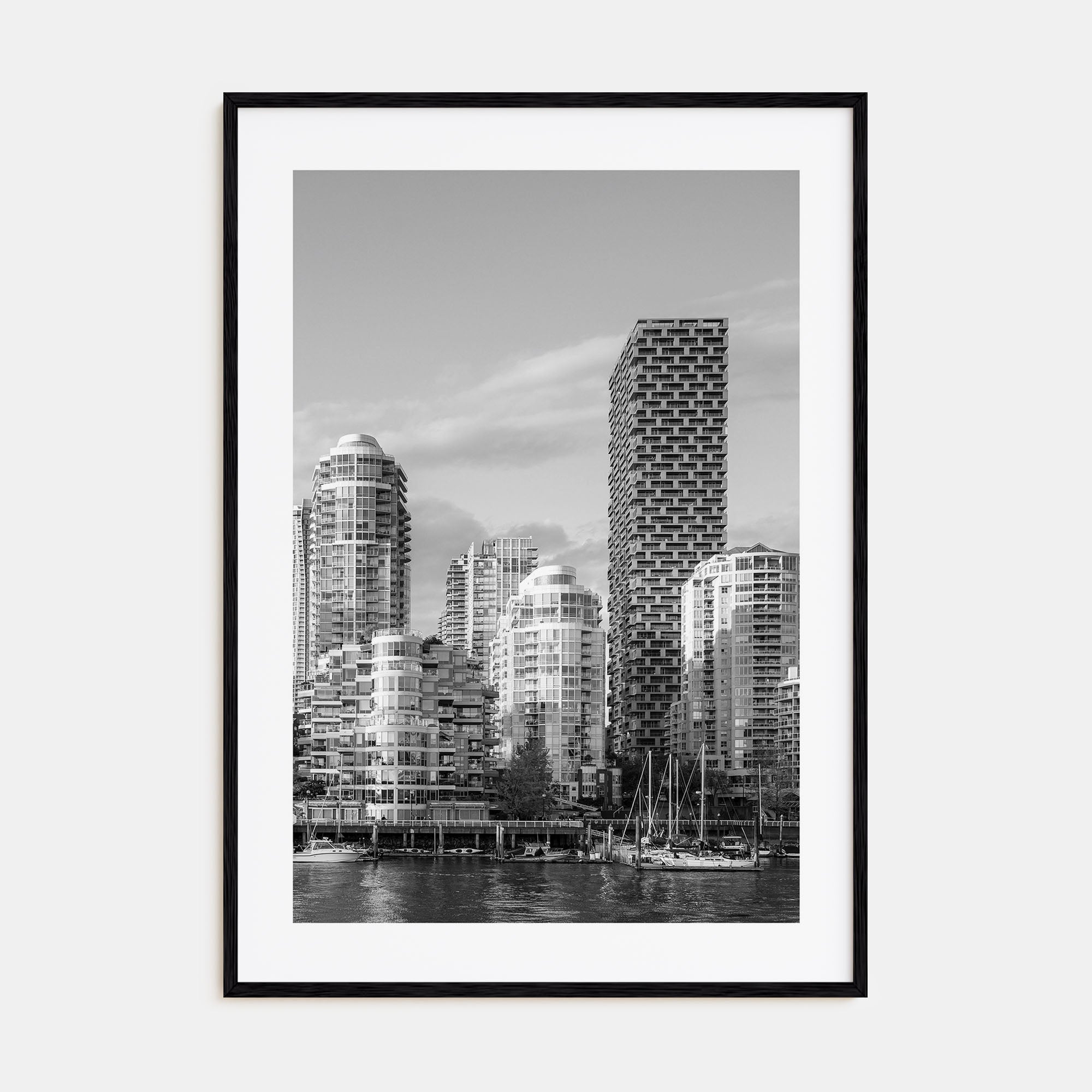 Vancouver, Canada Photo B&W No 1 Poster