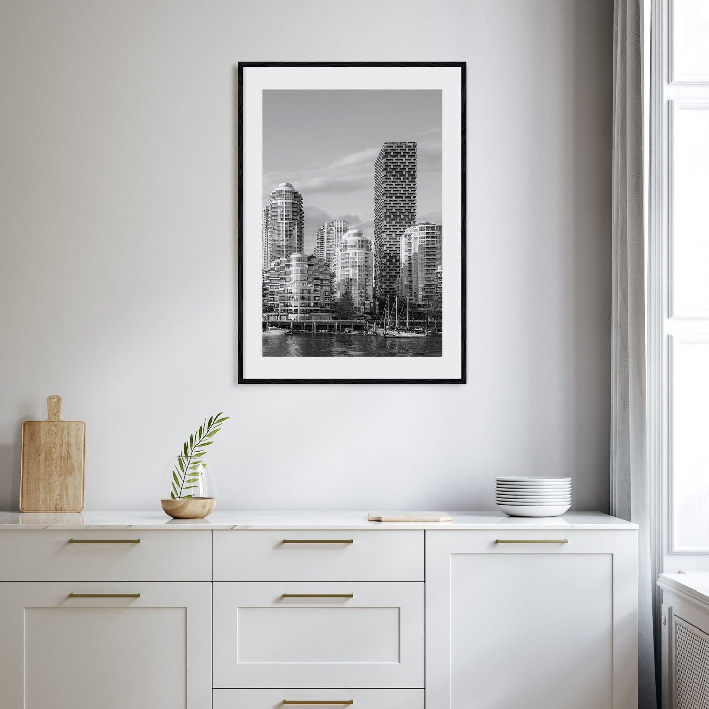 Vancouver, Canada Photo B&W No 1 Poster