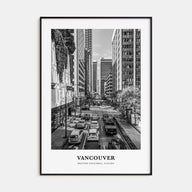 Vancouver, Canada Portrait B&W No 3 Poster