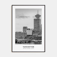Vancouver, Canada Portrait B&W No 4 Poster