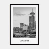 Vancouver, Canada Portrait B&W No 4 Poster
