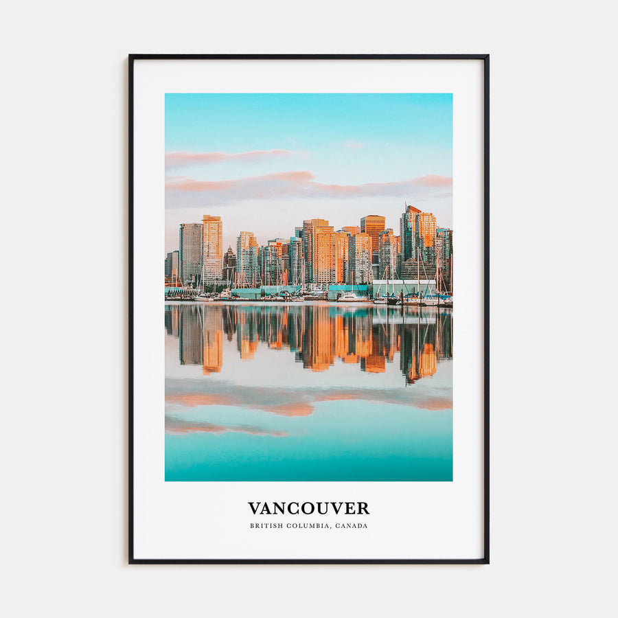 Vancouver, Canada Portrait Color No 1 Poster
