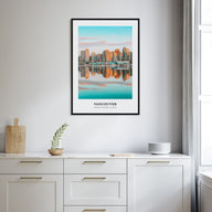 Vancouver, Canada Portrait Color No 1 Poster