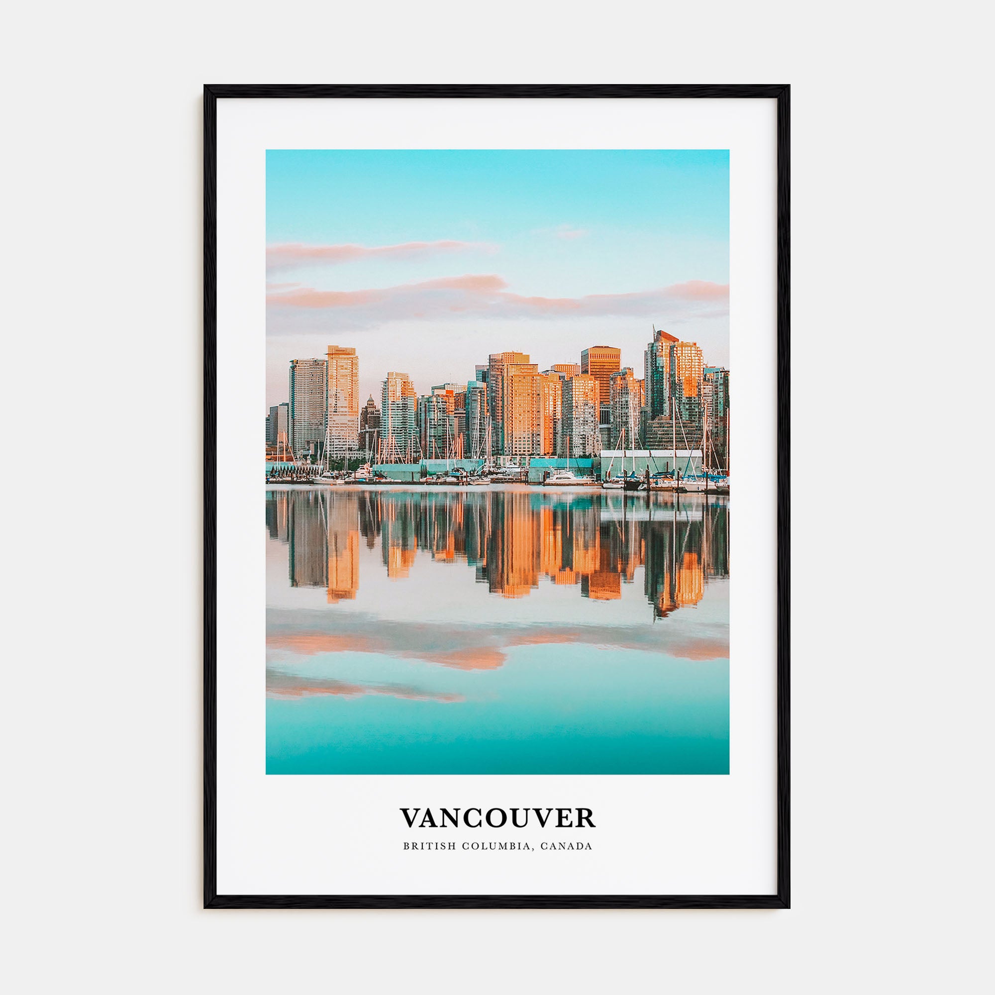 Vancouver, Canada Portrait Color No 1 Poster